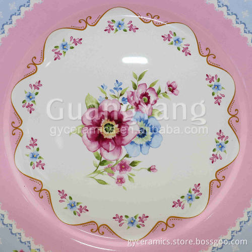 Excellent Quality New Bone China Ceramic Dinner Plates